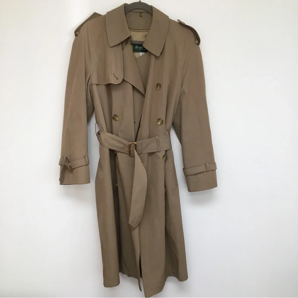 Marshall Field’s Vintage Tan Trench Coat Men’s 36 short​​​